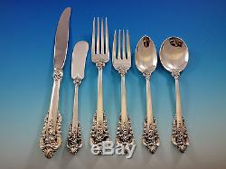 Grande Baroque by Wallace Sterling Silver Flatware Set for 48 Service 303 Pcs