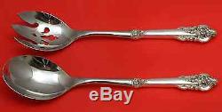 Grande Baroque by Wallace Sterling Silver Salad Serving Set 2pc HHWS Custom Made