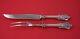 Grande Baroque By Wallace Sterling Silver Steak Carving Set Hhws 2pc