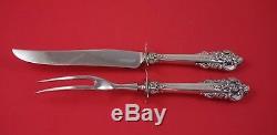Grande Baroque by Wallace Sterling Silver Steak Carving Set HHWS 2pc