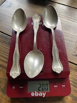 Hamilton & Diesinger Sterling Silver Serving Spoon 8 Set Mono C HMD4 200 Grams