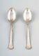 Hans Hansen Silverware Number 5. Two Dinner Spoons In Sterling Silver