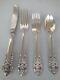 Heavy Old Clean Wallace Sterling Silver 4 Pc Grande Grand Baroque Set Setting