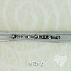 Heirloom Sterling DAMASK ROSE Vintage Sterling Silver Flatware Set 217-2