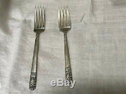Heirloom Sterling Silver Mansion House by Oneida 50 Piece Vintage Flatware