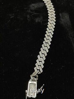 Iced out 925 sterling silver chain