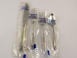 International Prelude Sterling Silver 4 Piece Place Setting New in Package