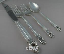International Royal Danish Sterling Silver Four (4) Piece PLACE SIZE Setting