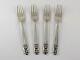 International Royal Danish Sterling Silver Place Forks 7 1/8 Inches Set Of 4
