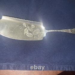 J. BOLLAND Victorian Ornate Sterling Server All Silver