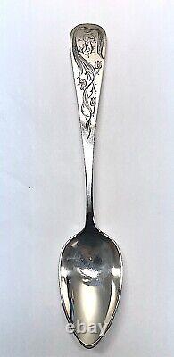 J Maryuard Sterling Silver, Monogram Spoon, 9 1/4, 71gr