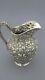 Jenkins & Jenkins Repousse Sterling Silver Water Pitcher Floral Design