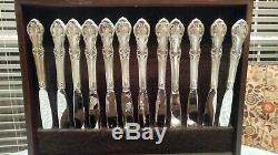 Joan of Arc by International Sterling Silver Flatware Set 12 Service 64 Pieces