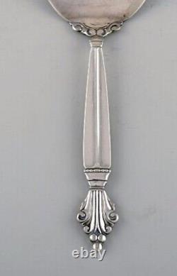 Johan Rohde for Georg Jensen. Early Acanthus serving spade in sterling silver