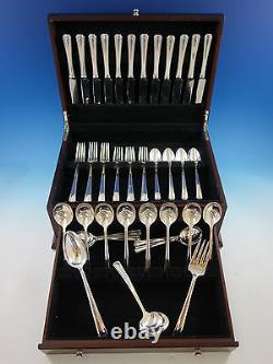 John and Priscilla by Westmorland Sterling Silver Flatware Set Service 63 pieces
