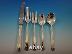 John and Priscilla by Westmorland Sterling Silver Flatware Set Service 63 pieces