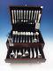 King Cedric By Oneida Sterling Silver Flatware Service For 12 Set 92 Pieces
