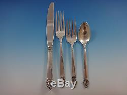 King Cedric by Oneida Sterling Silver Flatware Service For 12 Set 92 Pieces