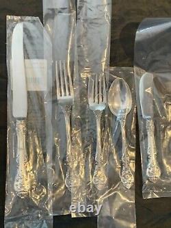 King Edward Sterling Silver Flatware 4 Settings 5 Pieces Per Setting 20 Pieces