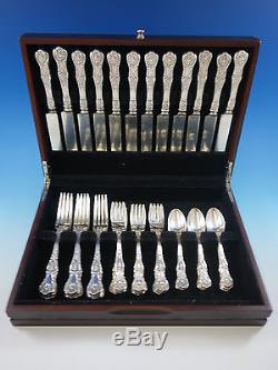 King George by Gorham Sterling Silver Flatware Set 12 Service 48 pc Dinner Shell