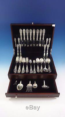 King Richard by Towle Sterling Silver Flatware Set For 8 Service 61 Pieces