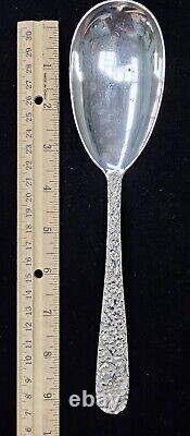 Kirk & Son Repousse Sterling Serving Spoon 508 C