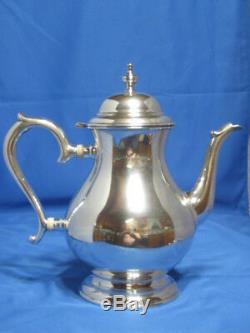 LUNT - Sterling Silver 5 piece set - Tea, Coffee, Sugar, Cream & Waste Bowl