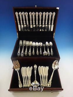 La Parisienne by Reed and Barton Sterling Silver Flatware Set 12 Service 87 Pcs