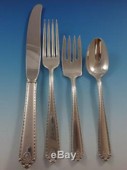 Lady Hilton by Westmorland Sterling Silver Flatware Service For 8 Set 33 Pieces
