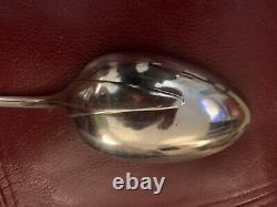 Large 13 sterling silver serving spoons (2)