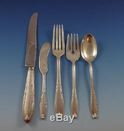 Leonore by Manchester Sterling Silver Flatware Service Set 30 Pieces