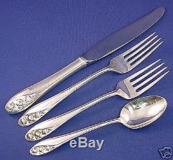 Lily Of The Valley-Gorham 4-PC Sterling Lunch Place Setting(s)-Modern Blade