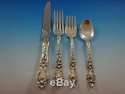Lily by Frank Whiting Sterling Silver Flatware Service For 8 Set 48 Pieces