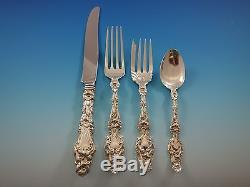 Lily by Whiting Sterling Silver Flatware Set for 8 Service 35 Pieces No Monogram
