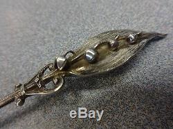 Lily of the Valley Circa 1865 by Gorham Sterling Silver Coffee Spoon Gold Washed