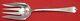 Lotus By Watson-wallace Sterling Silver Salad Serving Fork Pierced 8 7/8
