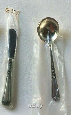 Louis XIV by Towle Sterling Silver Flatware Set For 8 + Service Pieces Unused