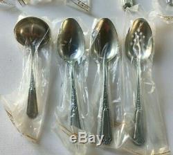 Louis XIV by Towle Sterling Silver Flatware Set For 8 + Service Pieces Unused