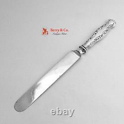 Louis XV Dinner Knives Blunt 8 Pieces Sterling Silver Whiting 1891