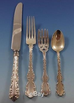 Louis XV by Birks Sterling Silver Dinner Flatware Set 8 Service 90 Pieces Canada
