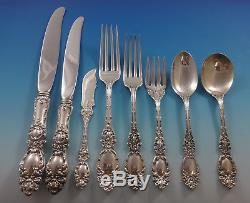 Lucerne by Wallace Sterling Silver Dinner Flatware Set For 8 Service 64 Pieces