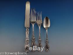 Lucerne by Wallace Sterling Silver Flatware Set Service Fitted Box 205 Pieces