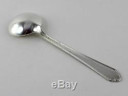 Lunt Mary II 2 Sterling Silver Bouillon Soup Spoons Set of 12 5 3/8 Mono