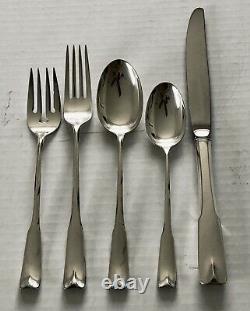 Lunt Sterling Silver'Colonial Theme' 5 Pc Place Setting Excellent Cond 232g