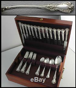 MSRP $8100 Towle 1942 OLD MASTER Sterling Silver 14 Place Set Flatware Very Used