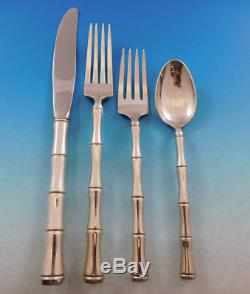 Mandarin by Towle Sterling Silver Flatware Set for 12 Service 48 pieces Bamboo