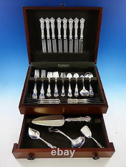 Marlborough by Reed and Barton Sterling Silver Flatware Set 8 Service 52 pieces
