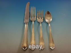 Maryland by Alvin Sterling Silver Flatware Set For 12 Service 62 Pieces