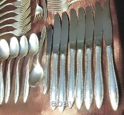 Michele by Wallace Sterling Silver Flatware Set Service 33 pieces, 1622.5 Grams