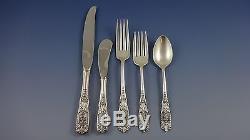 Milburn Rose by Westmorland Sterling Silver Flatware Set Service 44 Pieces